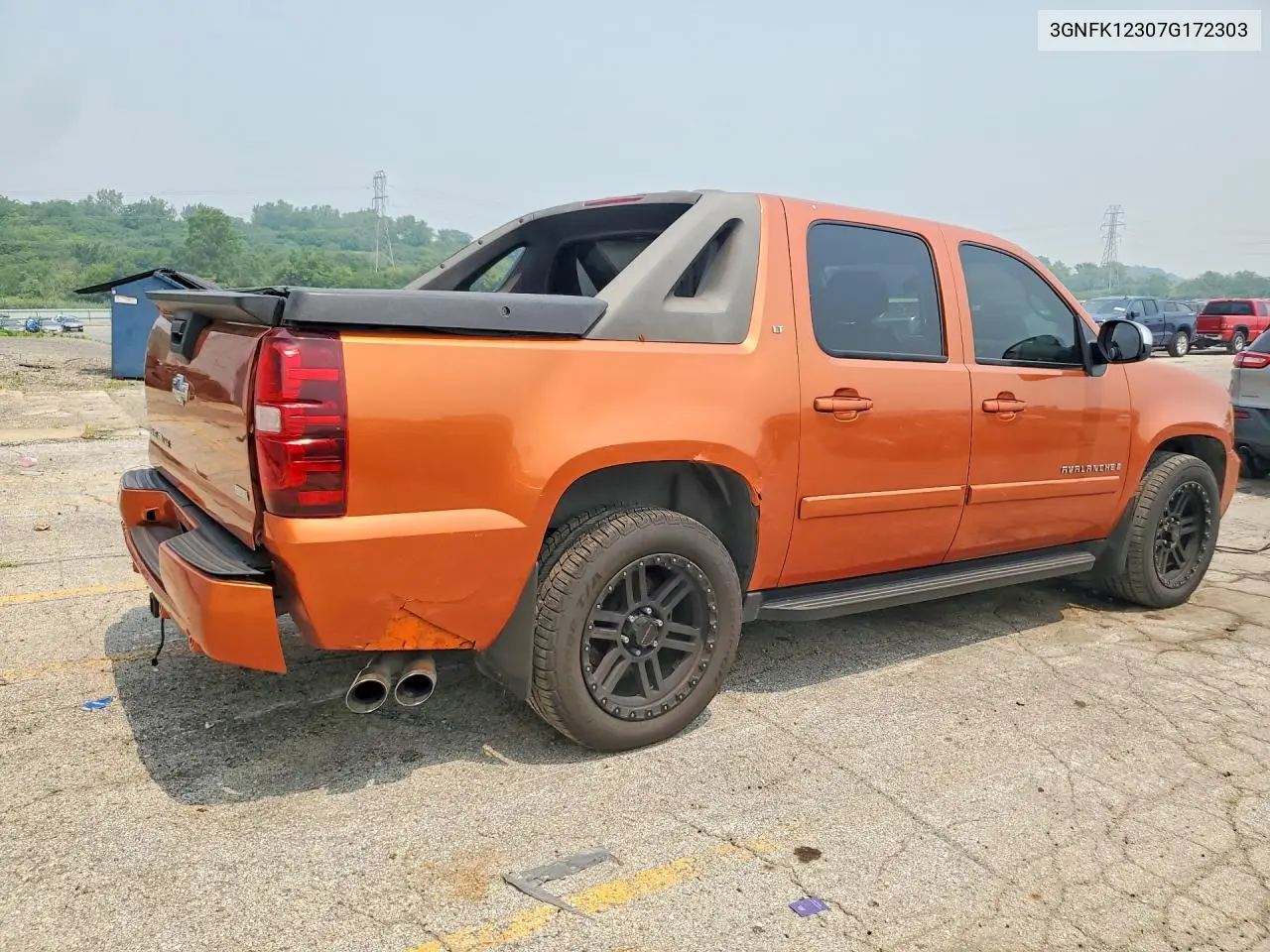2007 Chevrolet Avalanche K1500 VIN: 3GNFK12307G172303 Lot: 61004016