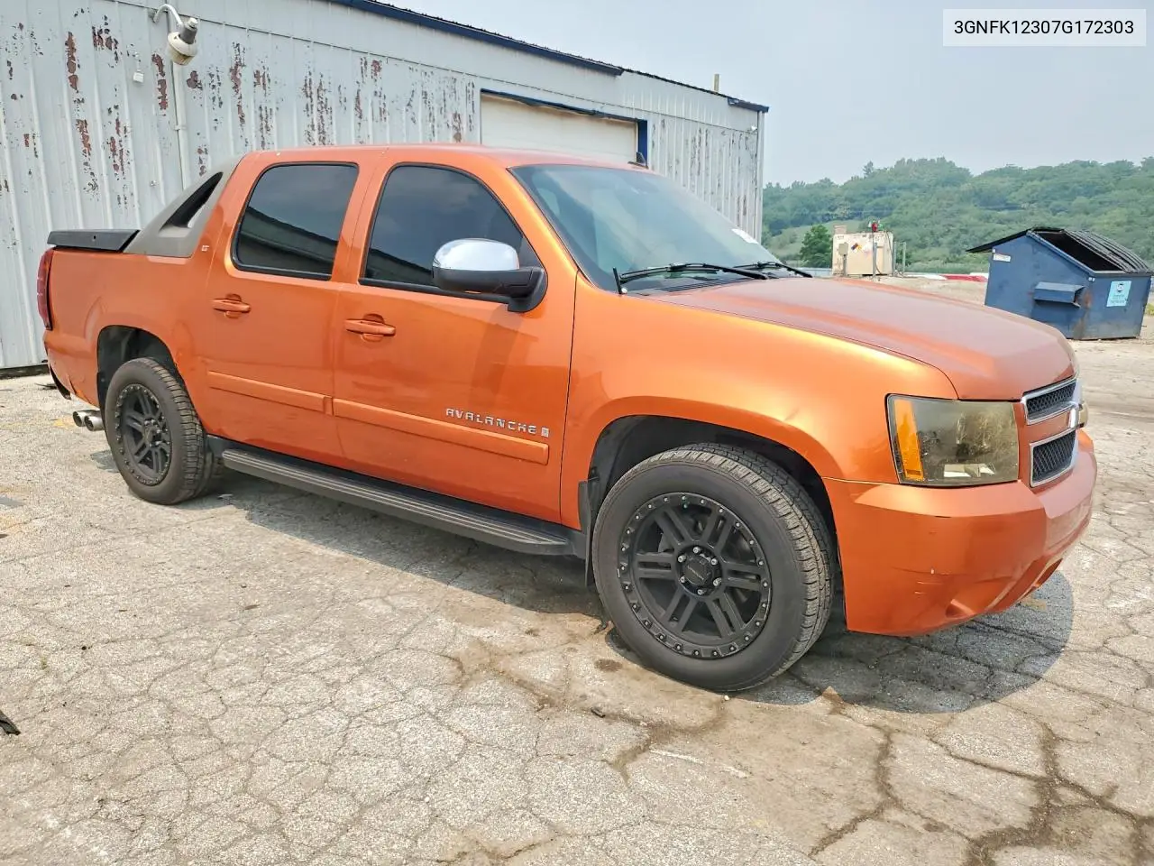 2007 Chevrolet Avalanche K1500 VIN: 3GNFK12307G172303 Lot: 61004016