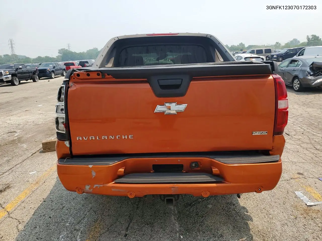 2007 Chevrolet Avalanche K1500 VIN: 3GNFK12307G172303 Lot: 61004016