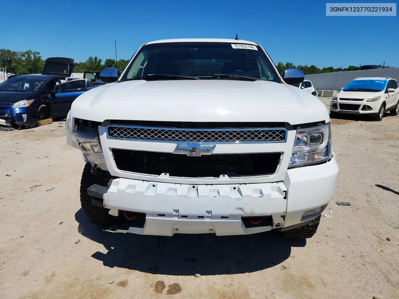 2007 Chevrolet Avalanche K1500 VIN: 3GNFK12377G221934 Lot: 61053746