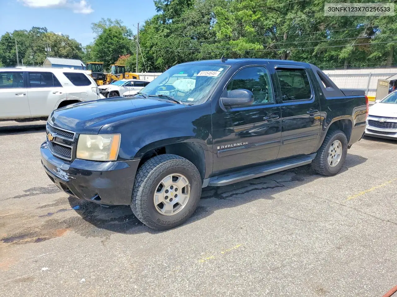 2007 Chevrolet Avalanche K1500 VIN: 3GNFK123X7G256533 Lot: 61154646