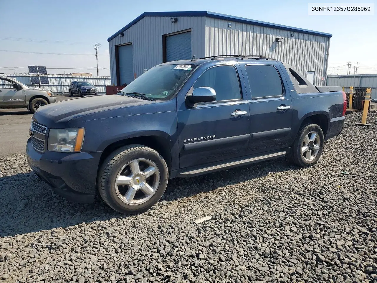 2007 Chevrolet Avalanche K1500 VIN: 3GNFK12357G285969 Lot: 61187386
