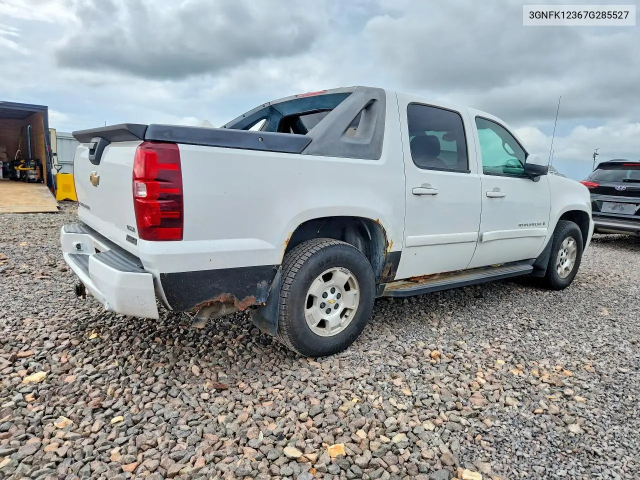 2007 Chevrolet Avalanche K1500 VIN: 3GNFK12367G285527 Lot: 61366056