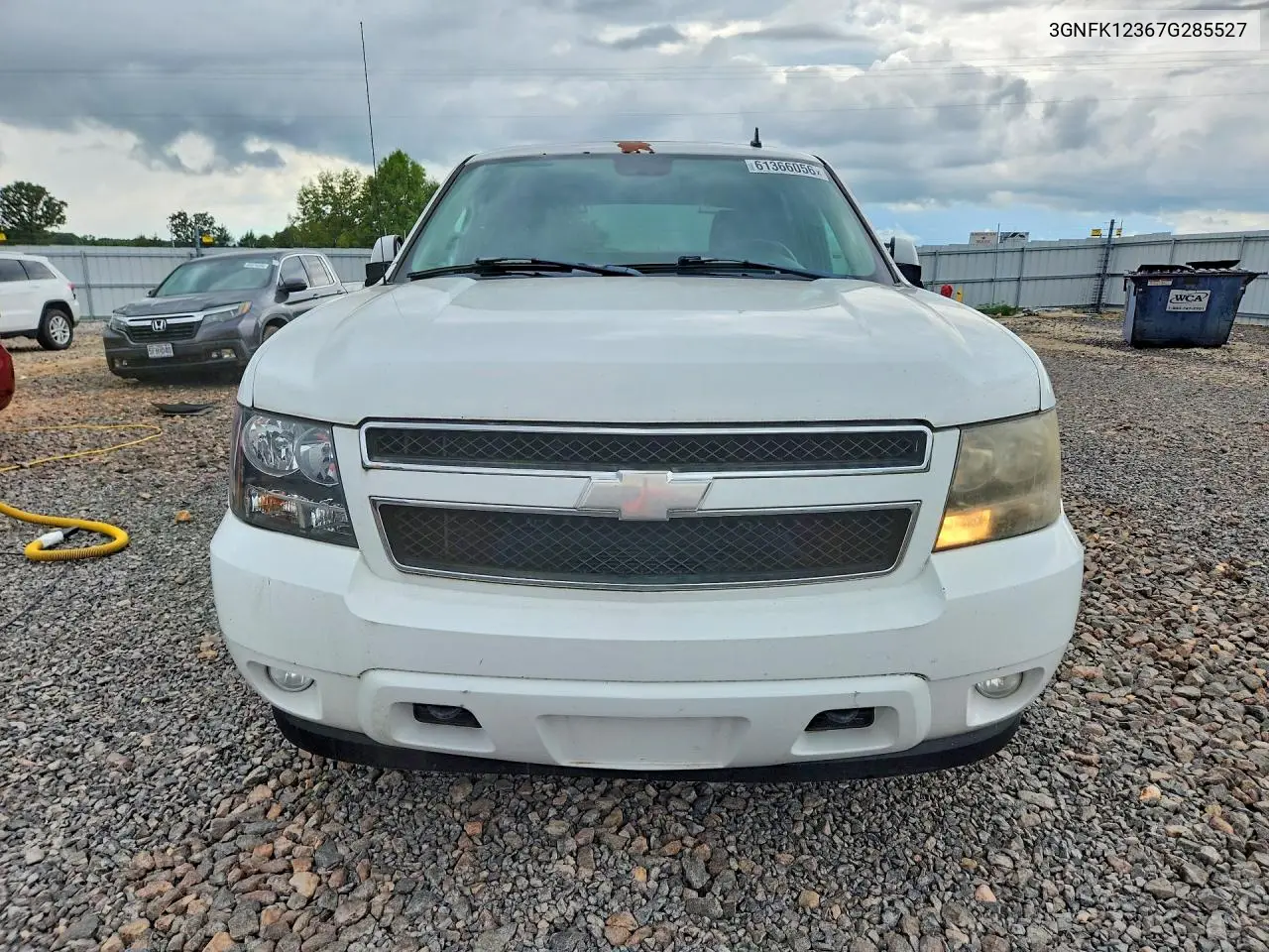 2007 Chevrolet Avalanche K1500 VIN: 3GNFK12367G285527 Lot: 61366056