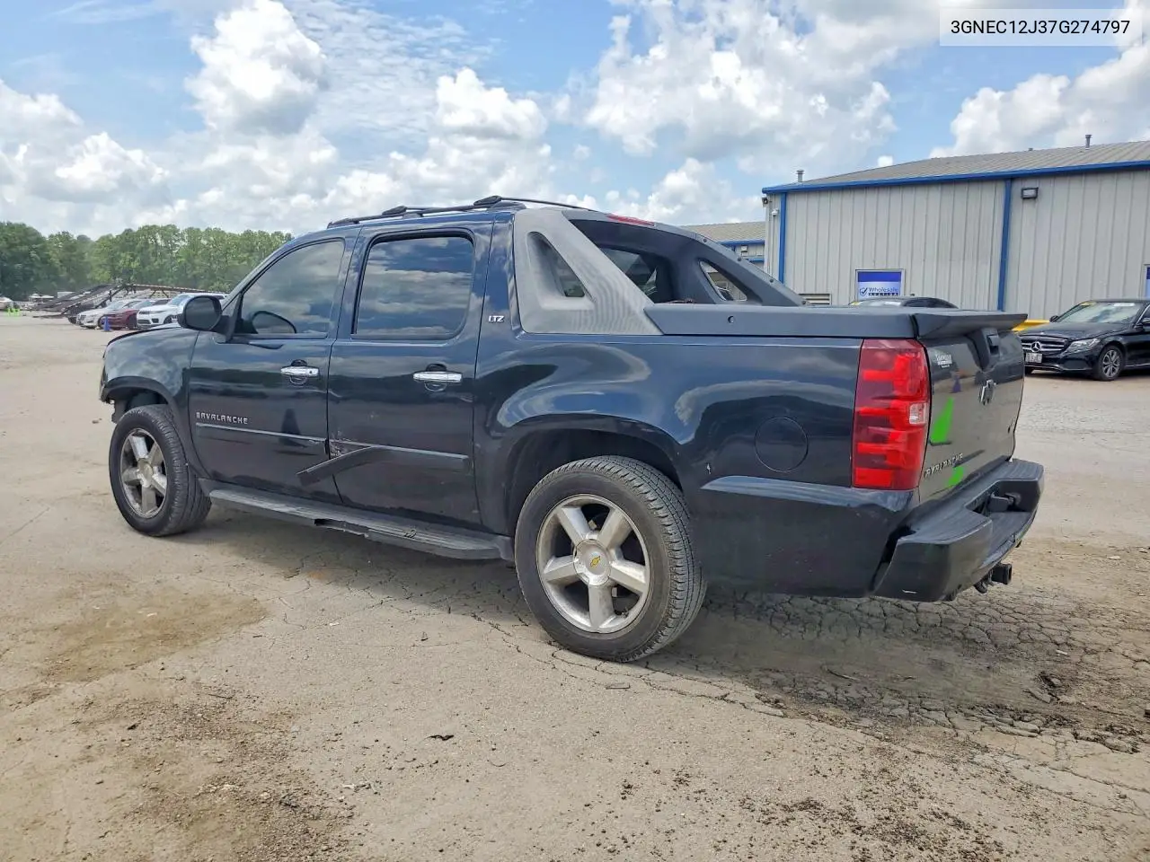 2007 Chevrolet Avalanche C1500 VIN: 3GNEC12J37G274797 Lot: 74516145