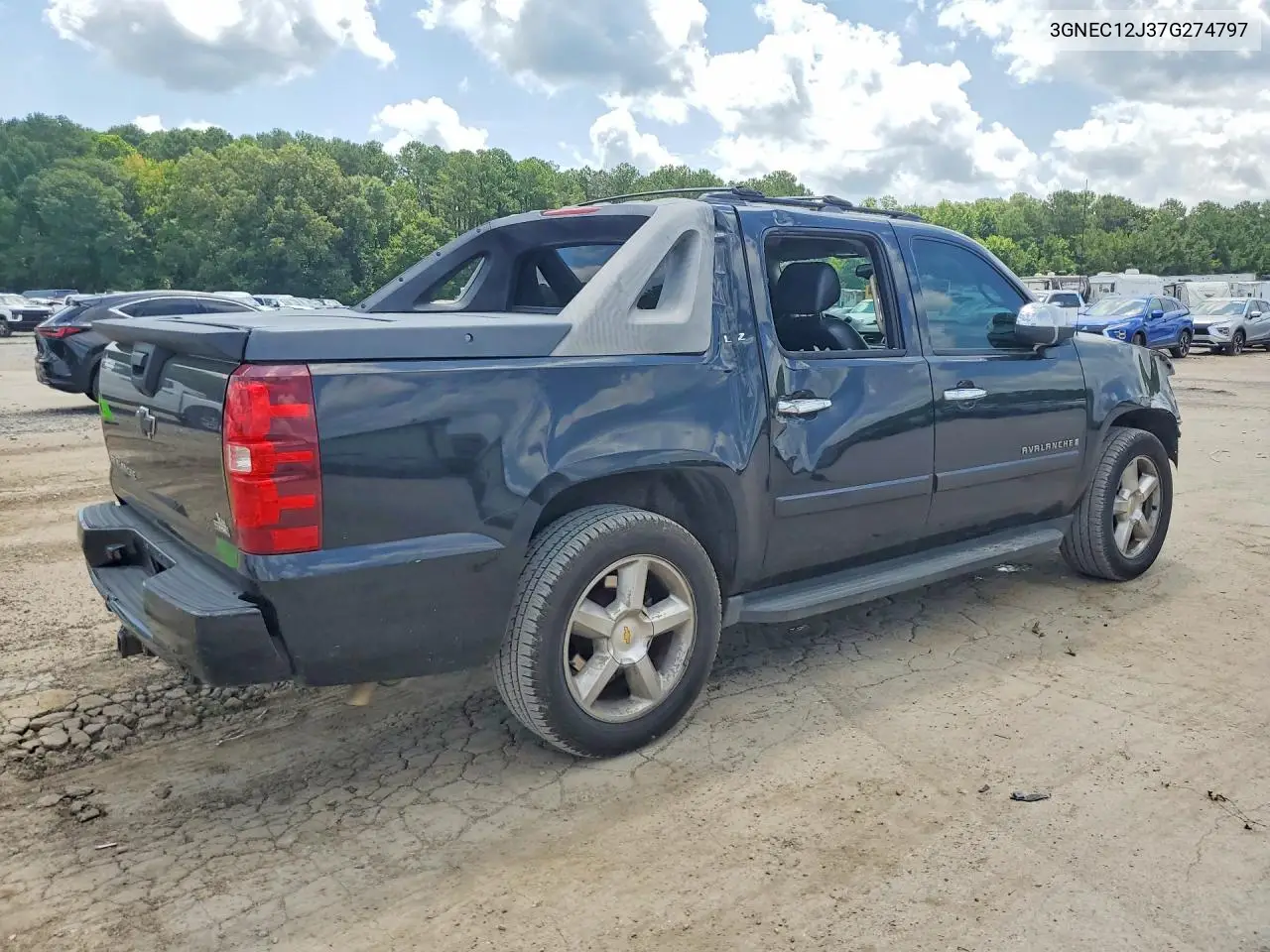 2007 Chevrolet Avalanche C1500 VIN: 3GNEC12J37G274797 Lot: 74516145