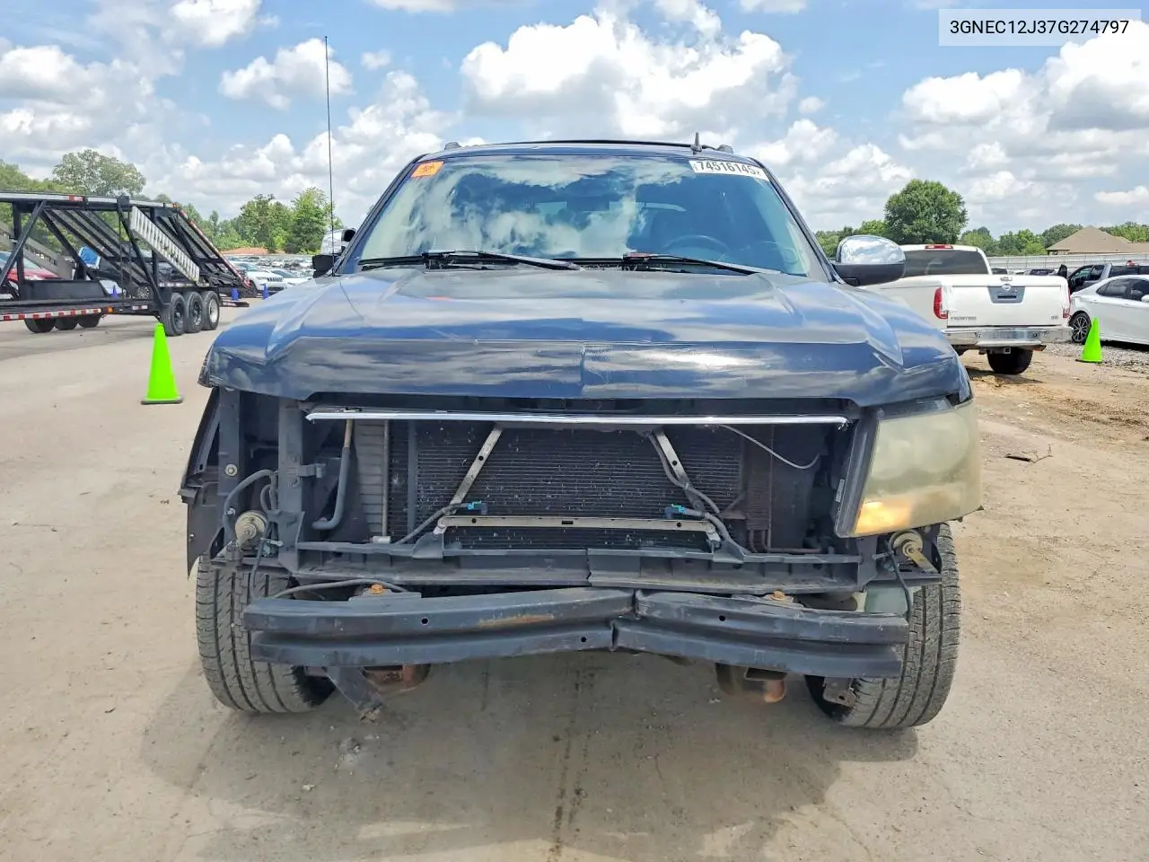2007 Chevrolet Avalanche C1500 VIN: 3GNEC12J37G274797 Lot: 74516145