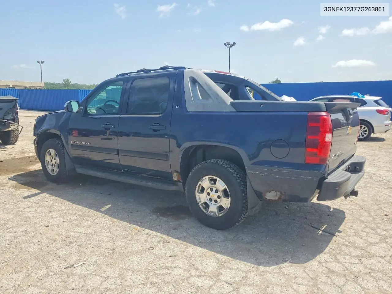 2007 Chevrolet Avalanche K1500 VIN: 3GNFK12377G263861 Lot: 79133855