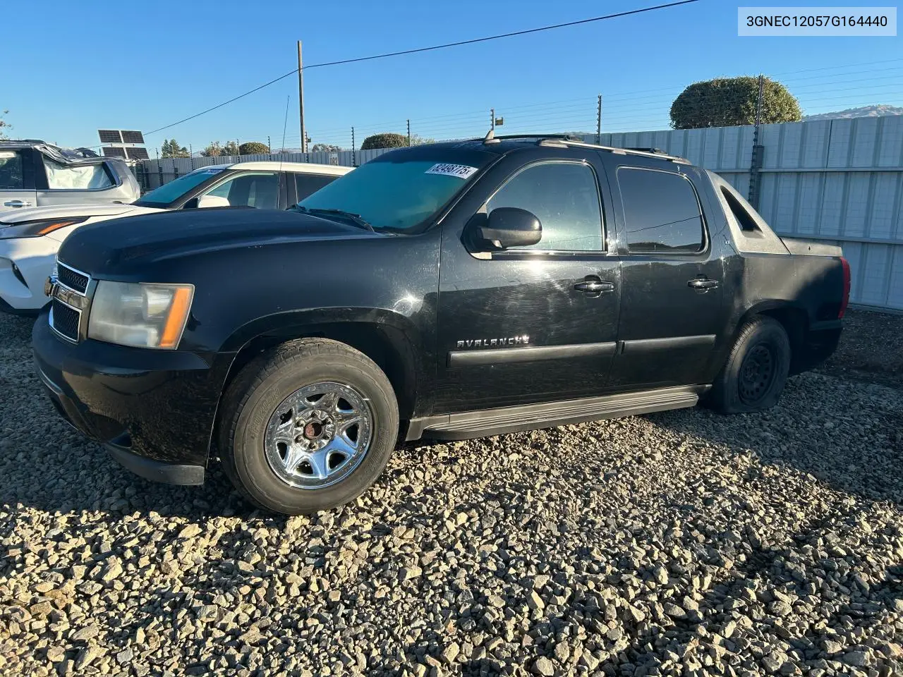 2007 Chevrolet Avalanche C1500 VIN: 3GNEC12057G164440 Lot: 82498775