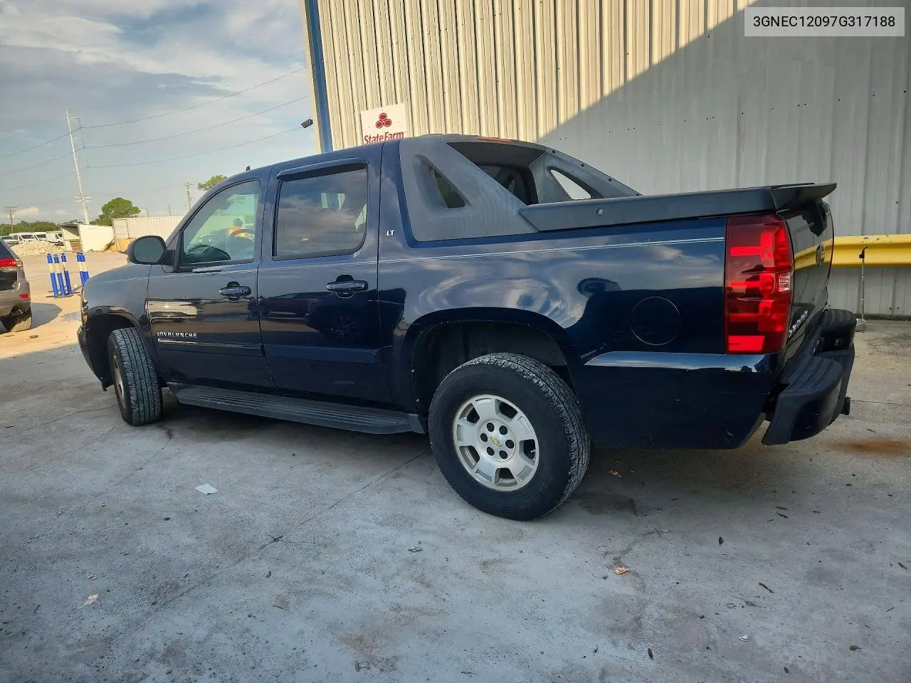2007 Chevrolet Avalanche C1500 VIN: 3GNEC12097G317188 Lot: 85606615