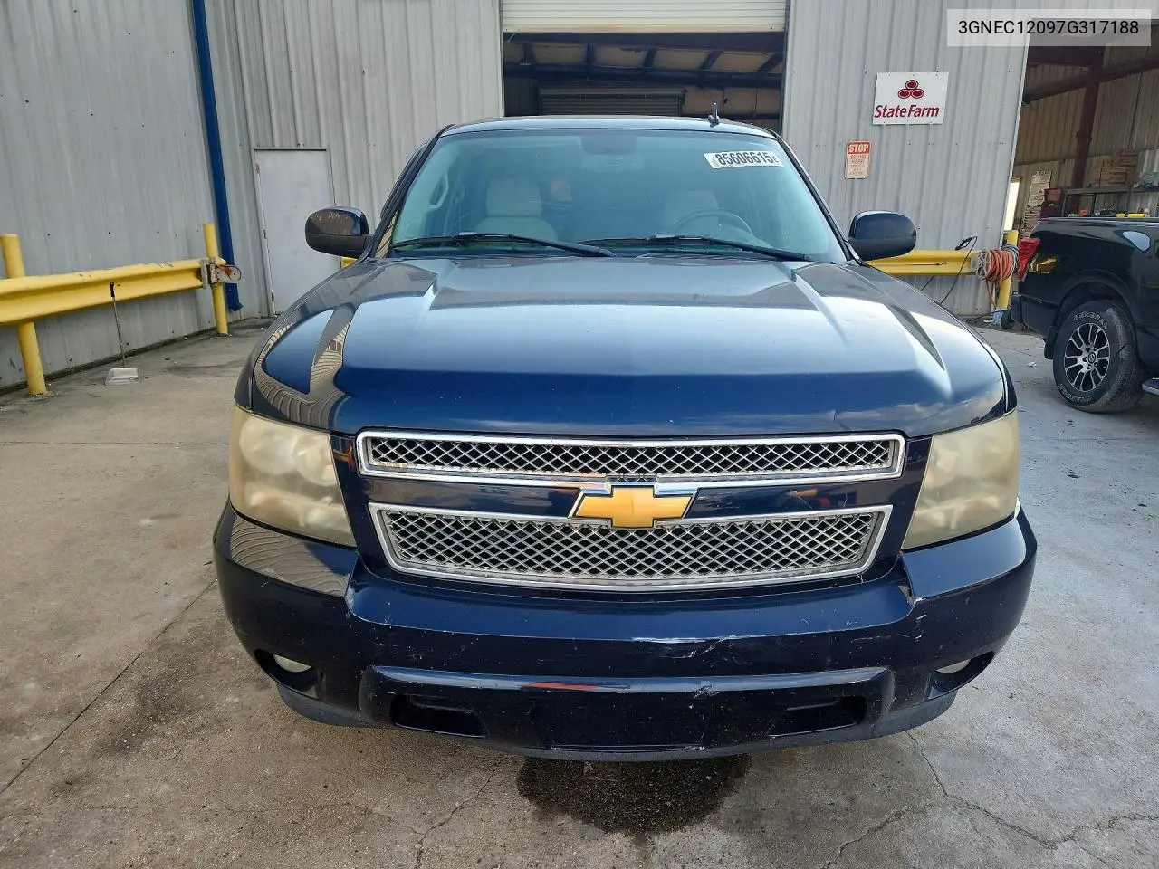 2007 Chevrolet Avalanche C1500 VIN: 3GNEC12097G317188 Lot: 85606615
