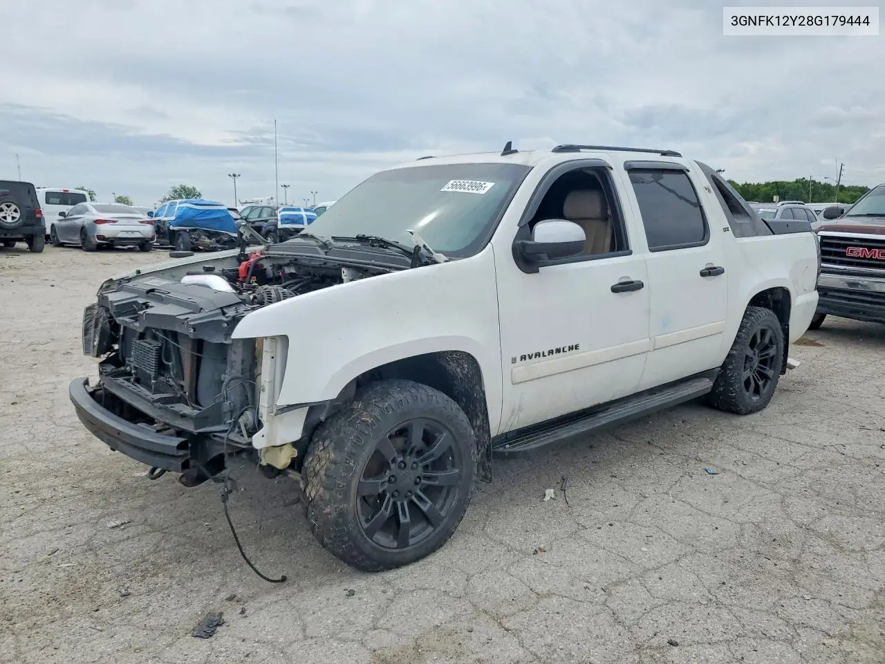 2008 Chevrolet Avalanche K1500 VIN: 3GNFK12Y28G179444 Lot: 56663996