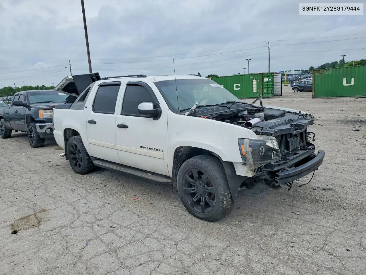 2008 Chevrolet Avalanche K1500 VIN: 3GNFK12Y28G179444 Lot: 56663996