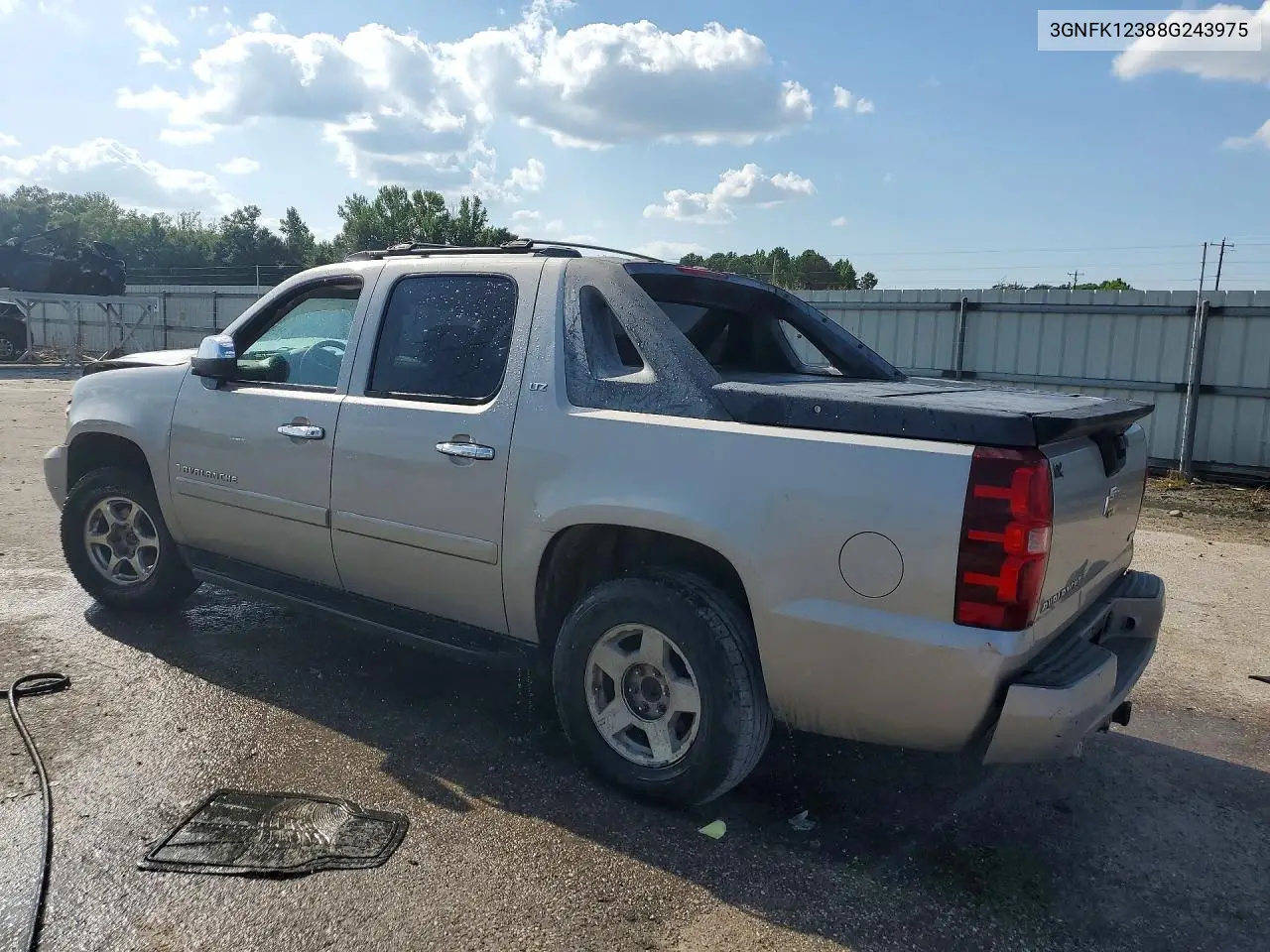 2008 Chevrolet Avalanche K1500 VIN: 3GNFK12388G243975 Lot: 58900866
