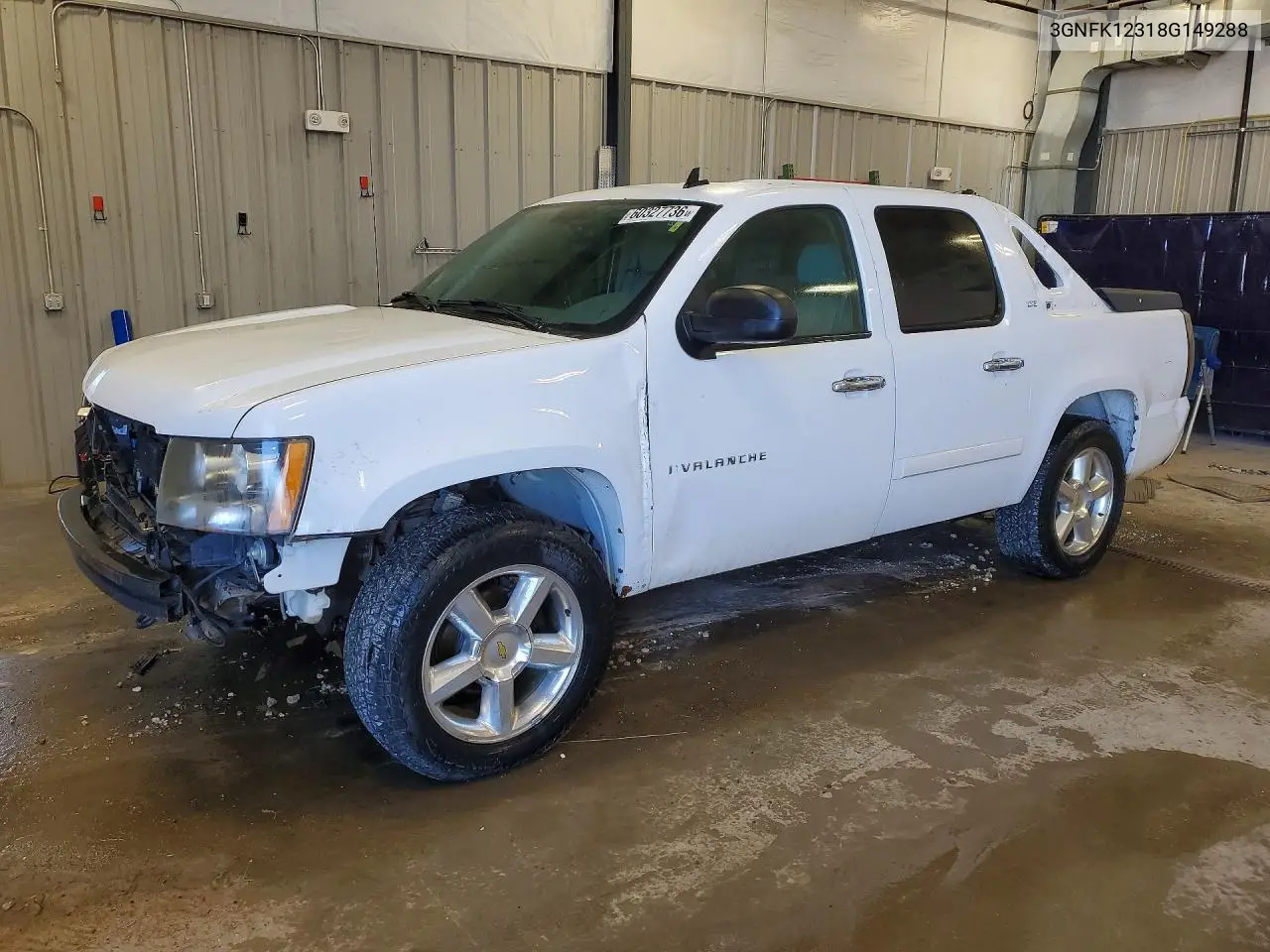 2008 Chevrolet Avalanche K1500 VIN: 3GNFK12318G149288 Lot: 60327736