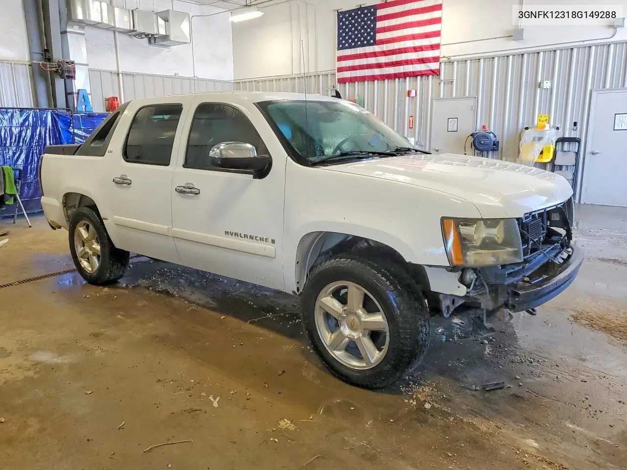2008 Chevrolet Avalanche K1500 VIN: 3GNFK12318G149288 Lot: 60327736