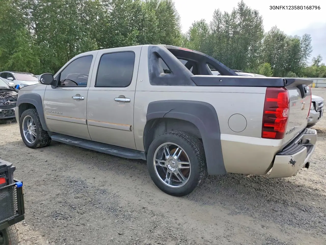 2008 Chevrolet Avalanche K1500 VIN: 3GNFK12358G168796 Lot: 61953256