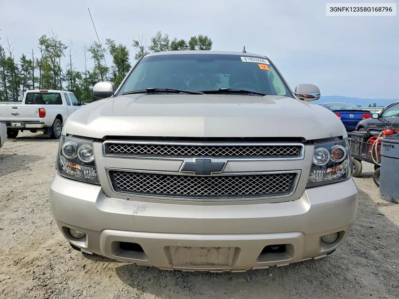 2008 Chevrolet Avalanche K1500 VIN: 3GNFK12358G168796 Lot: 61953256