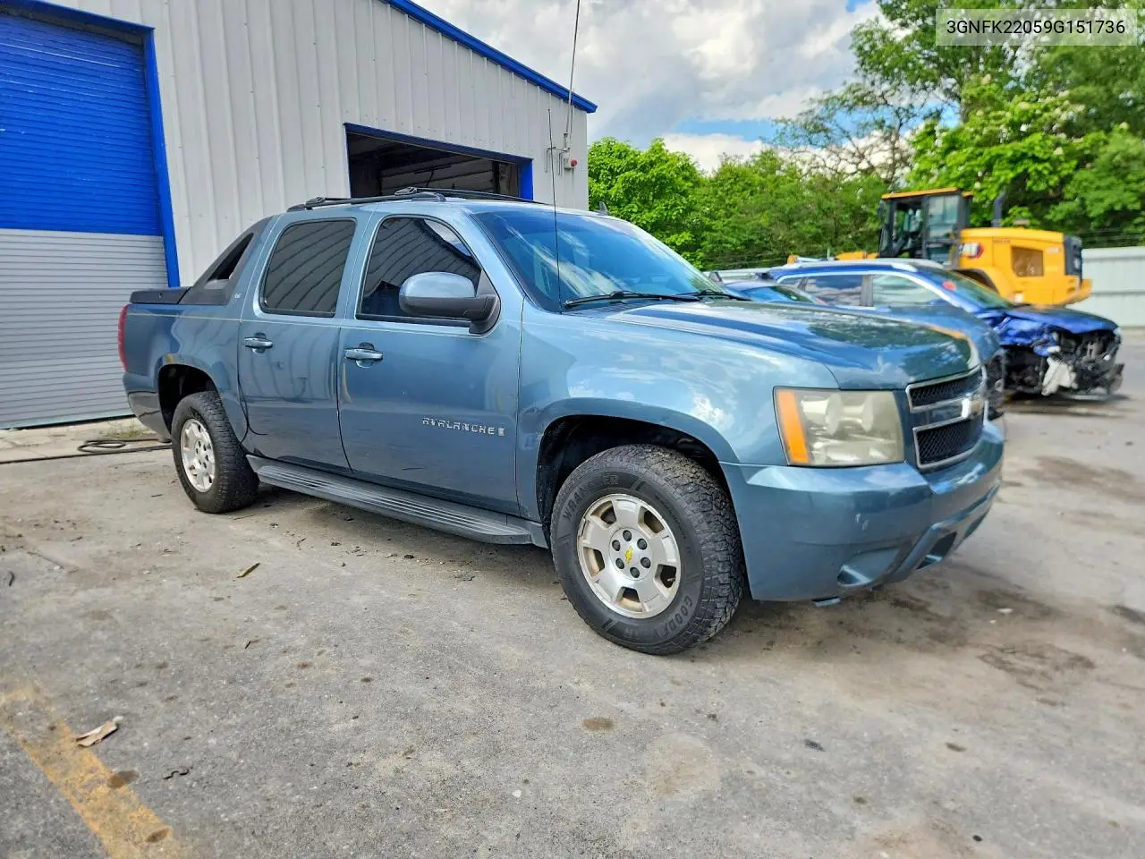 2009 Chevrolet Avalanche K1500 Lt VIN: 3GNFK22059G151736 Lot: 55074906