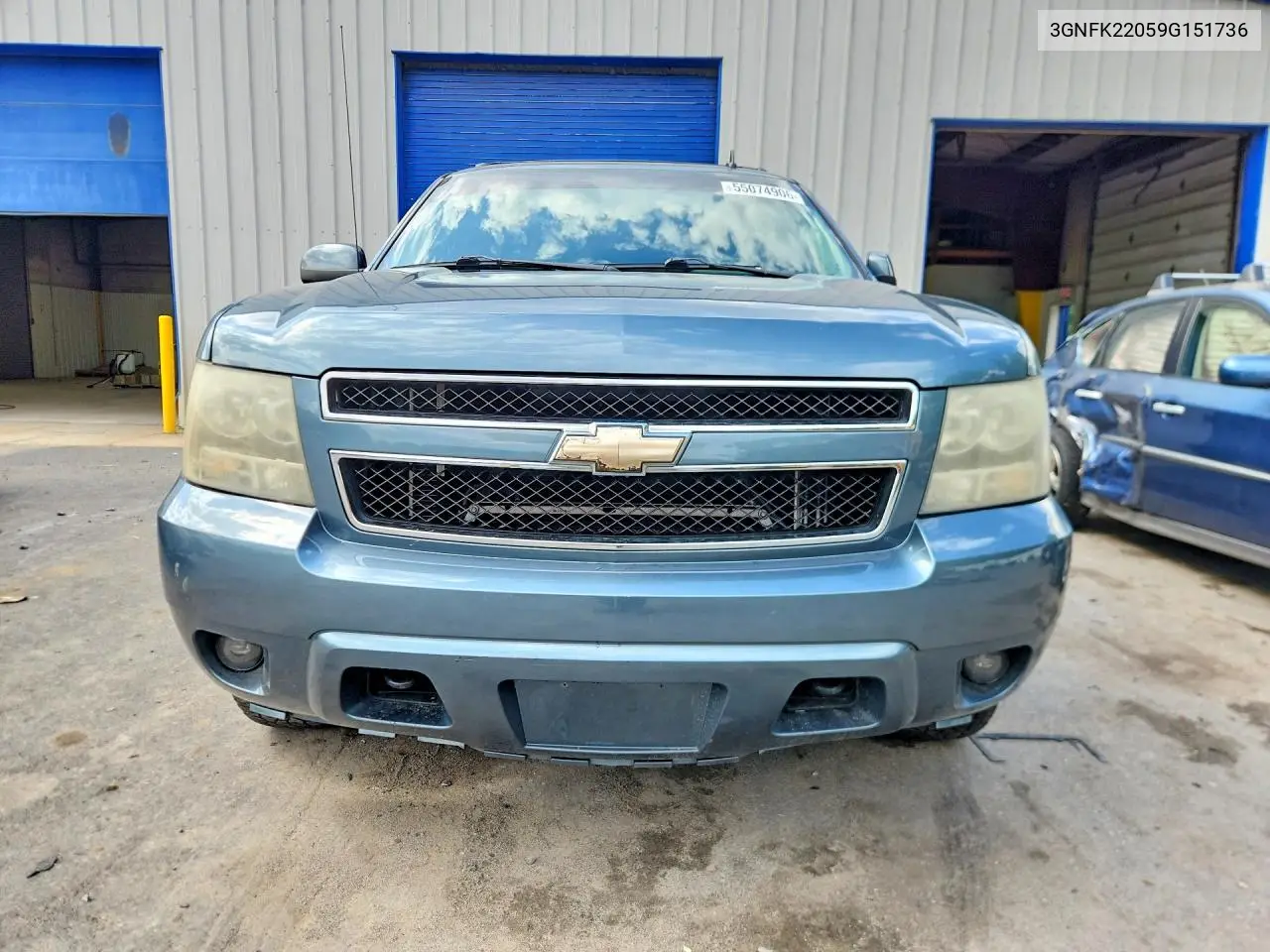 2009 Chevrolet Avalanche K1500 Lt VIN: 3GNFK22059G151736 Lot: 55074906