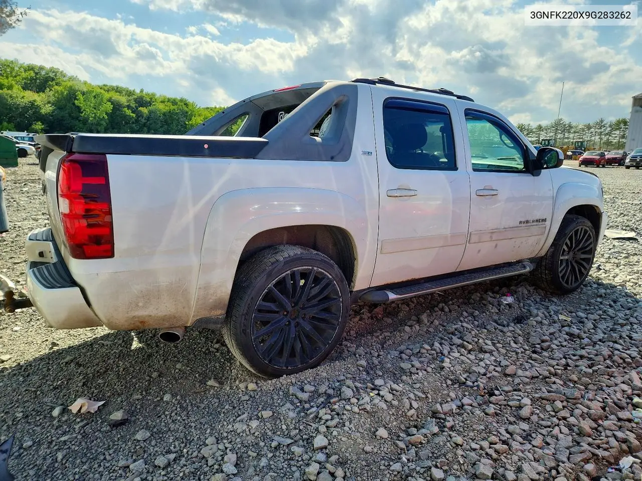 2009 Chevrolet Avalanche K1500 Lt VIN: 3GNFK220X9G283262 Lot: 55492916