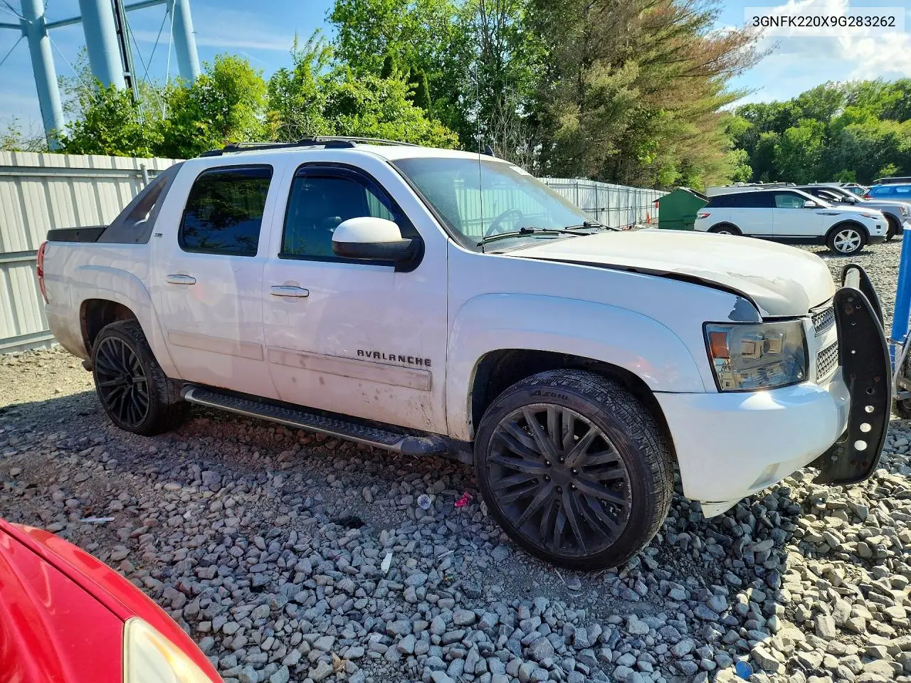 2009 Chevrolet Avalanche K1500 Lt VIN: 3GNFK220X9G283262 Lot: 55492916