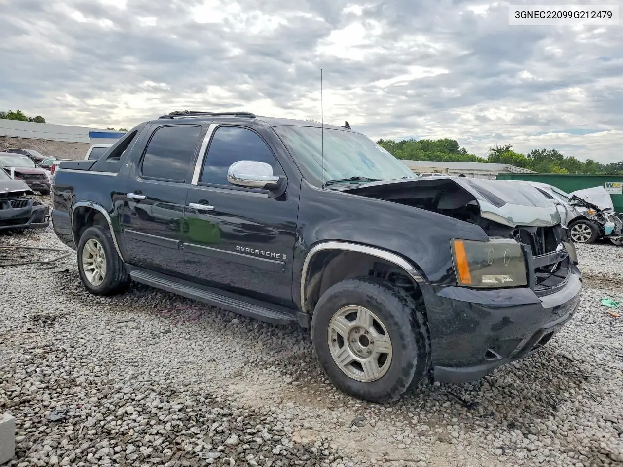 2009 Chevrolet Avalanche C1500 Lt VIN: 3GNEC22099G212479 Lot: 56184506