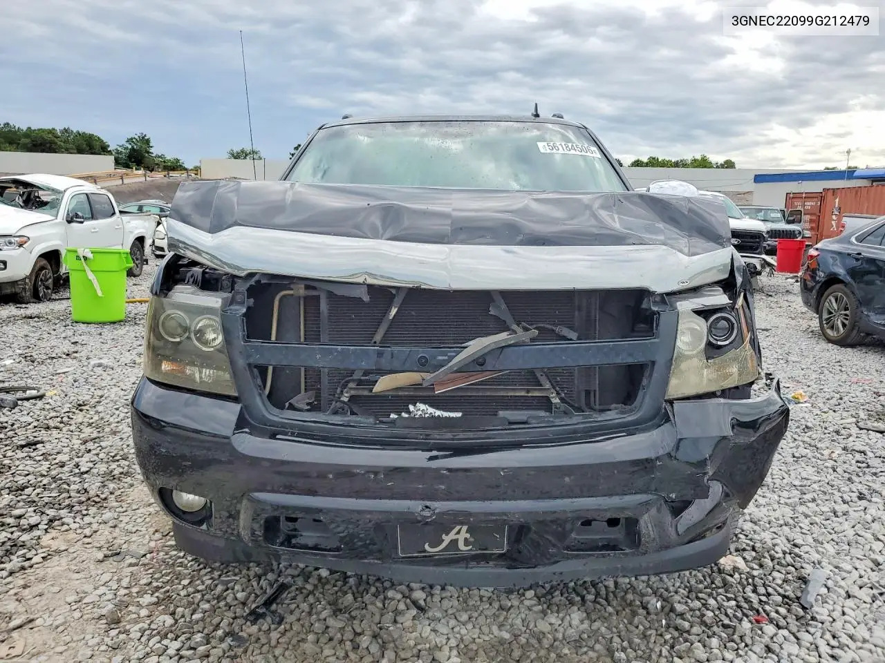 2009 Chevrolet Avalanche C1500 Lt VIN: 3GNEC22099G212479 Lot: 56184506