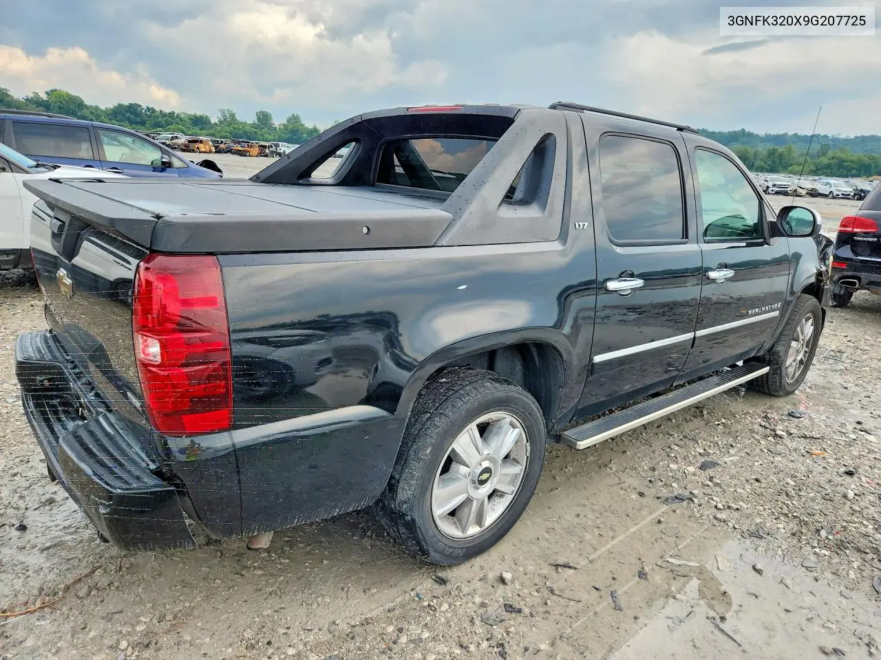 2009 Chevrolet Avalanche K1500 Ltz VIN: 3GNFK320X9G207725 Lot: 60185386