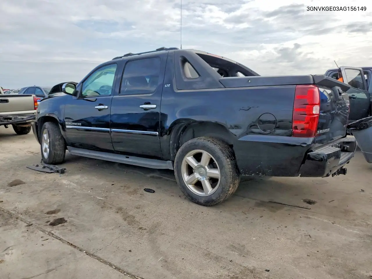 2010 Chevrolet Avalanche Ltz VIN: 3GNVKGE03AG156149 Lot: 56718696