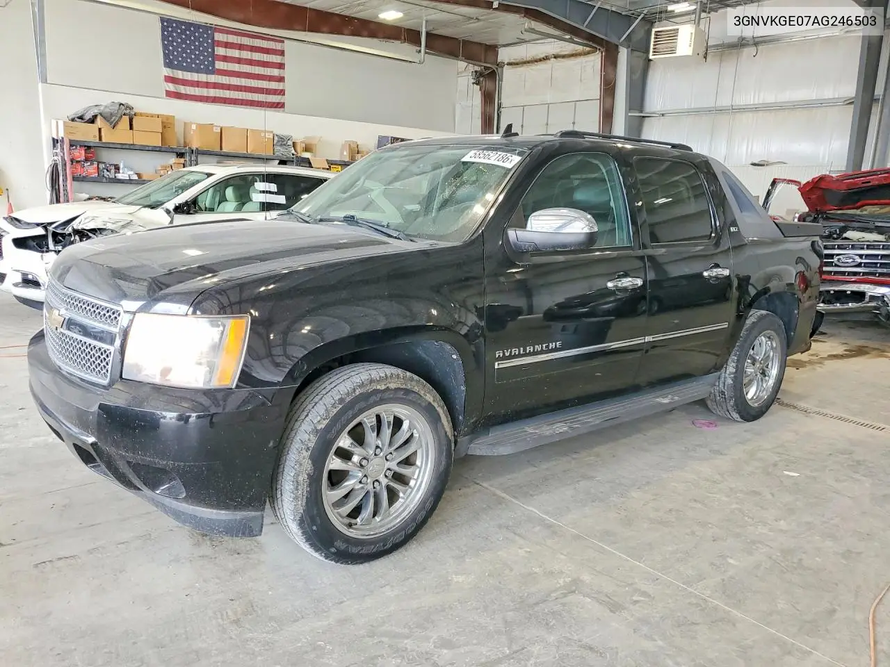 2010 Chevrolet Avalanche Ltz VIN: 3GNVKGE07AG246503 Lot: 58562186