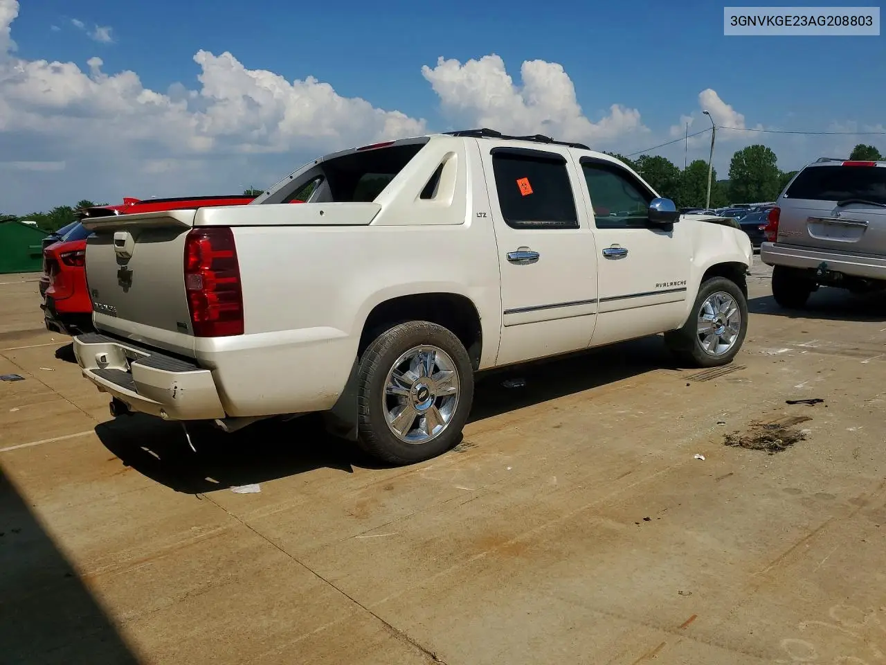 2010 Chevrolet Avalanche Ltz VIN: 3GNVKGE23AG208803 Lot: 59698206