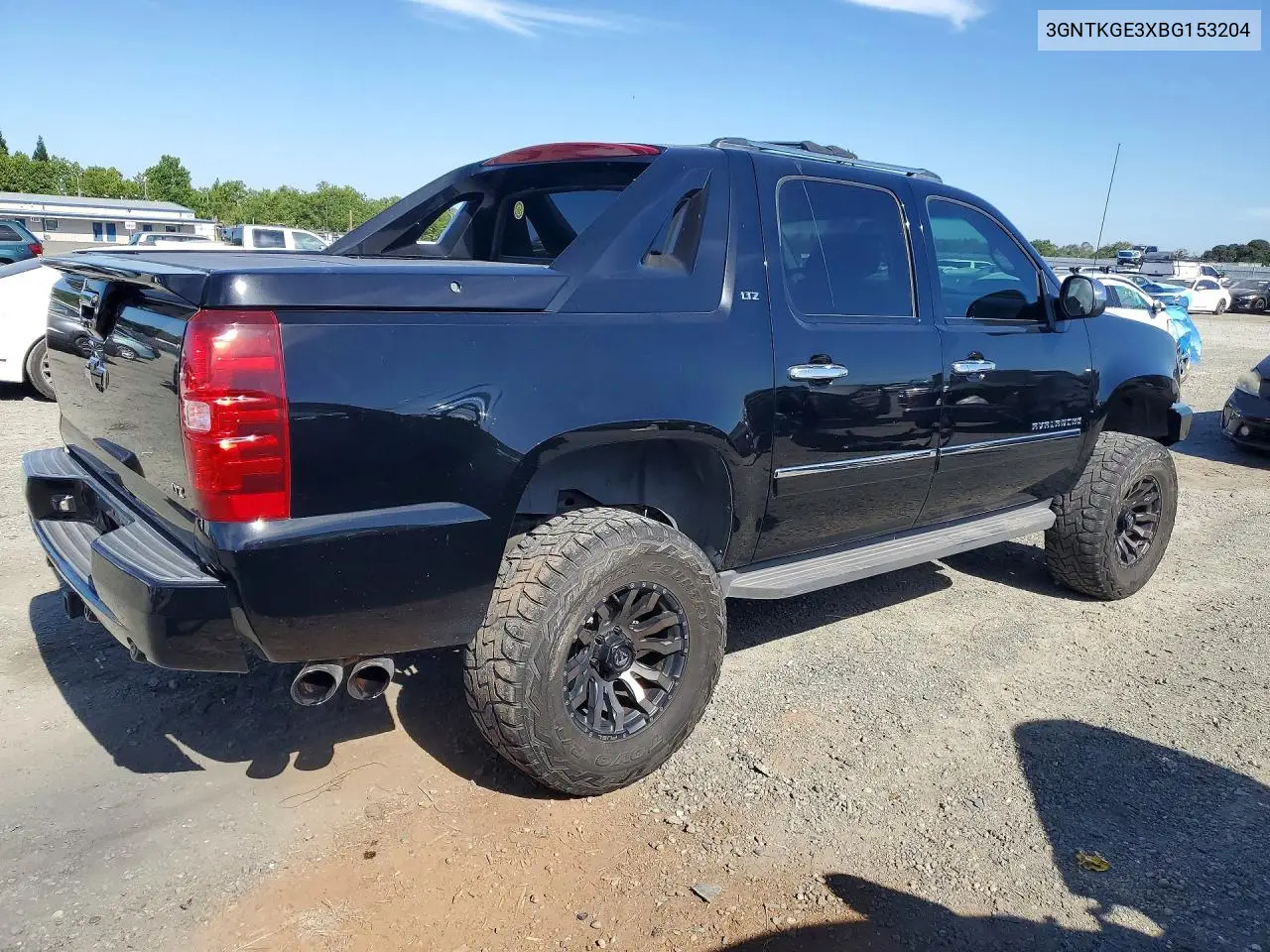 2011 Chevrolet Avalanche Ltz VIN: 3GNTKGE3XBG153204 Lot: 56172786