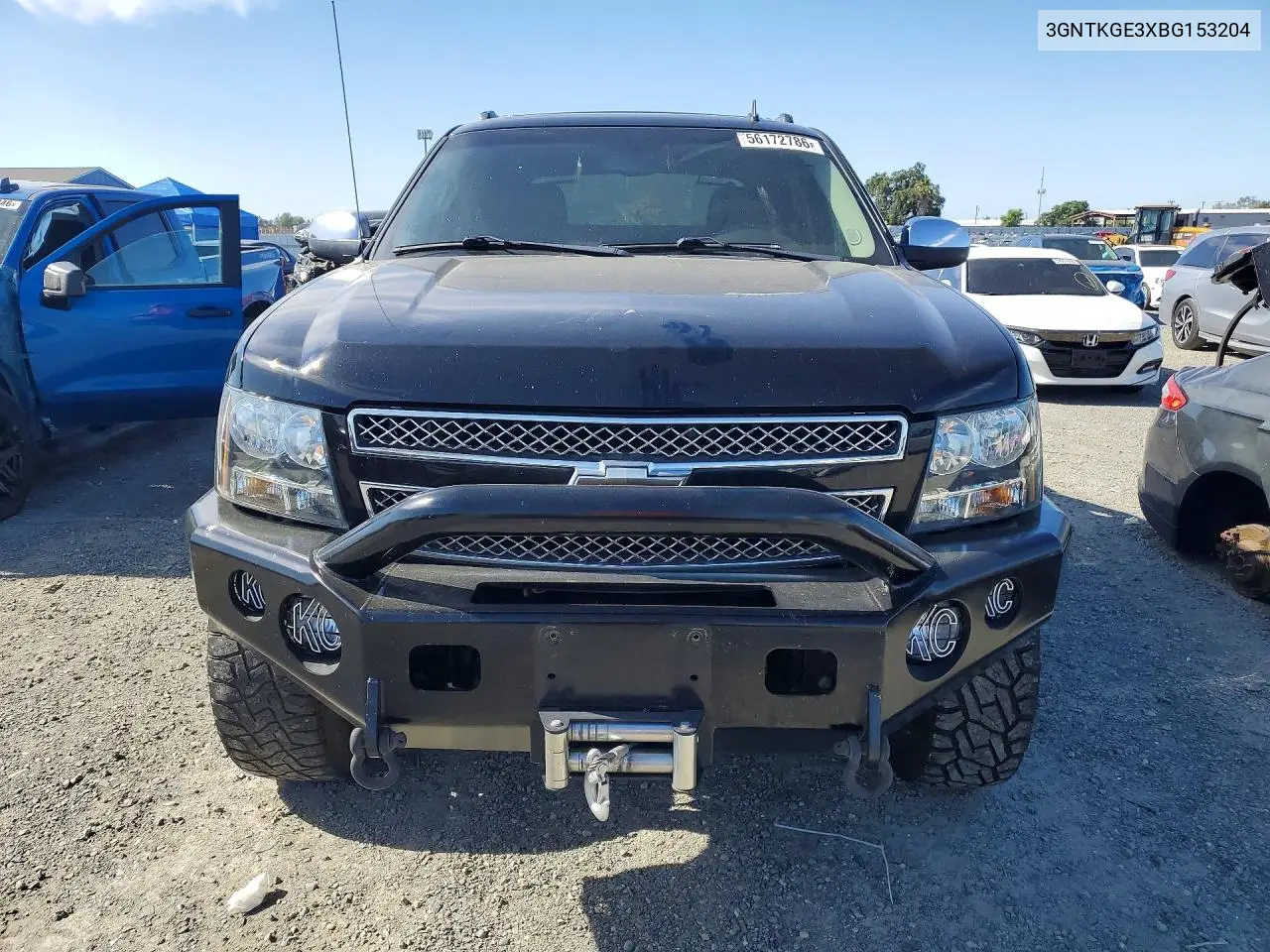 2011 Chevrolet Avalanche Ltz VIN: 3GNTKGE3XBG153204 Lot: 56172786
