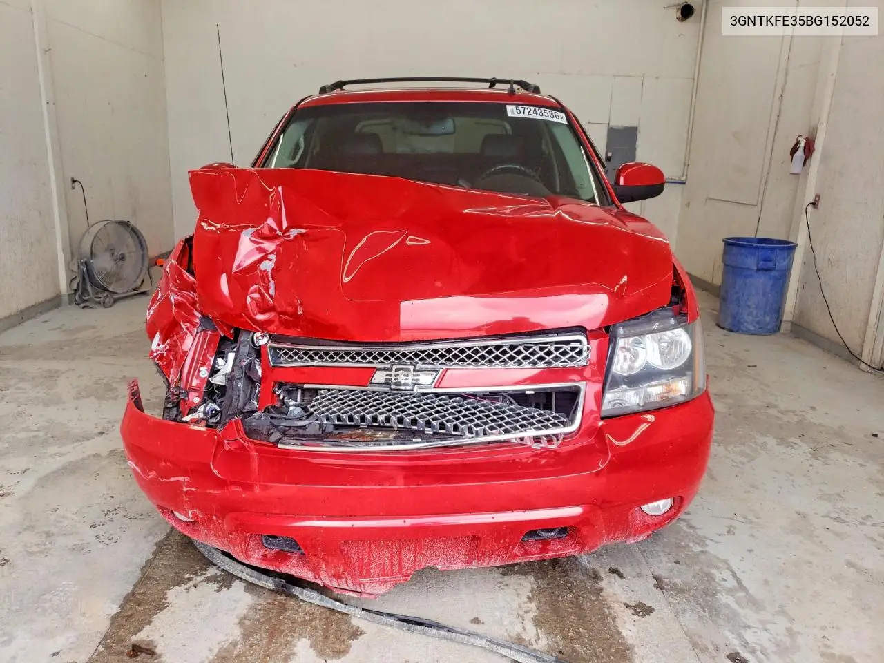 2011 Chevrolet Avalanche Lt VIN: 3GNTKFE35BG152052 Lot: 57243536