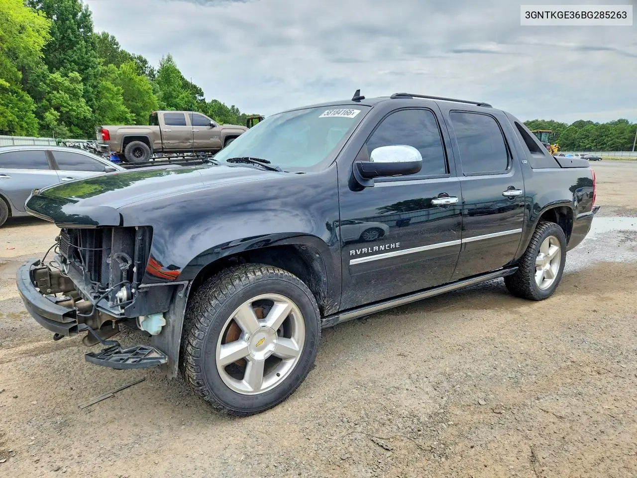2011 Chevrolet Avalanche Ltz VIN: 3GNTKGE36BG285263 Lot: 58184166