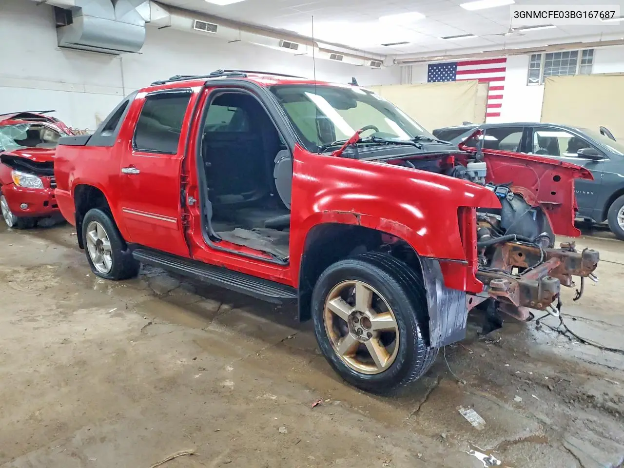 2011 Chevrolet Avalanche Lt VIN: 3GNMCFE03BG167687 Lot: 59289836