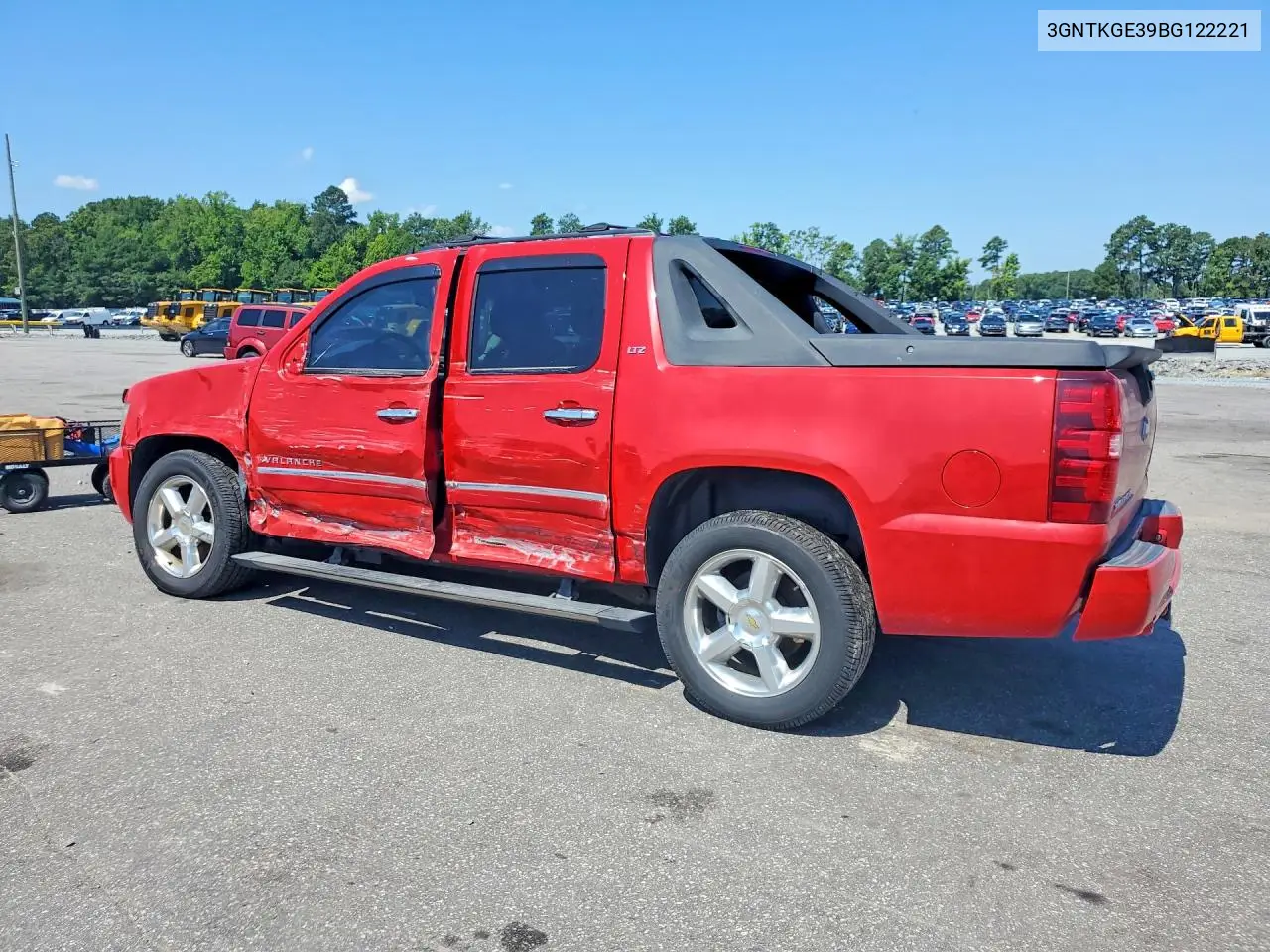 2011 Chevrolet Avalanche Ltz VIN: 3GNTKGE39BG122221 Lot: 60248086