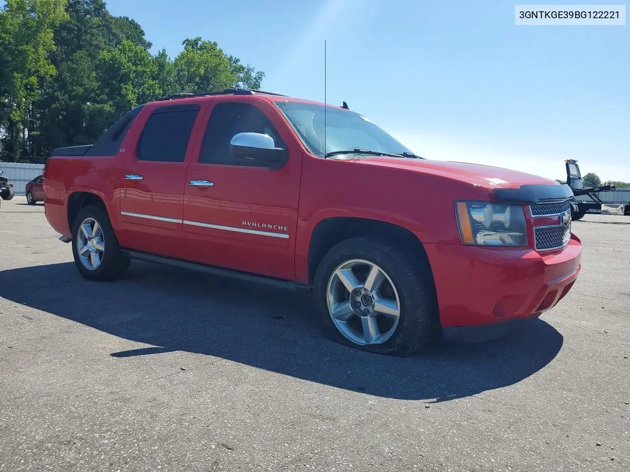 2011 Chevrolet Avalanche Ltz VIN: 3GNTKGE39BG122221 Lot: 60248086