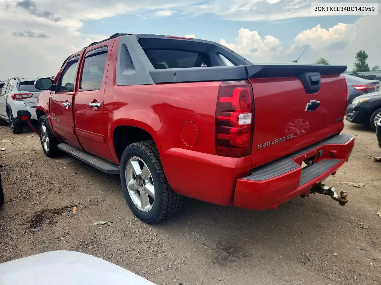 2011 Chevrolet Avalance VIN: 3GNTKEE34BG149959 Lot: 61054416