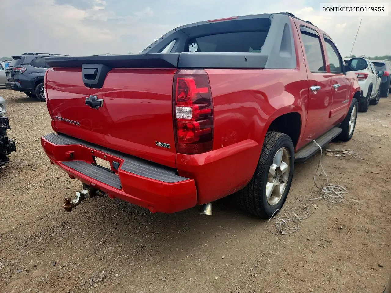 2011 Chevrolet Avalance VIN: 3GNTKEE34BG149959 Lot: 61054416