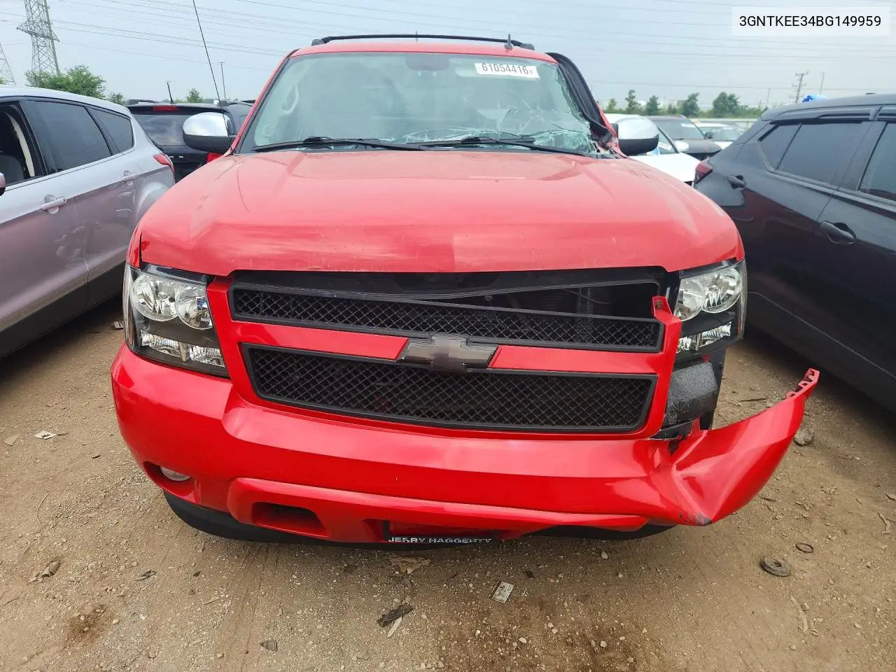 2011 Chevrolet Avalance VIN: 3GNTKEE34BG149959 Lot: 61054416