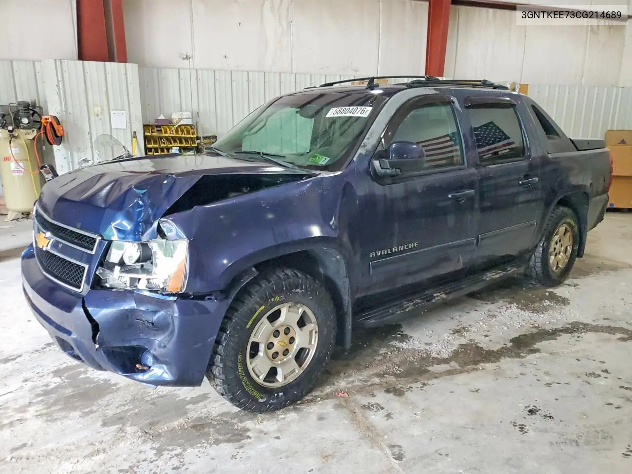 2012 Chevrolet Avalanche Ls VIN: 3GNTKEE73CG214689 Lot: 58804076