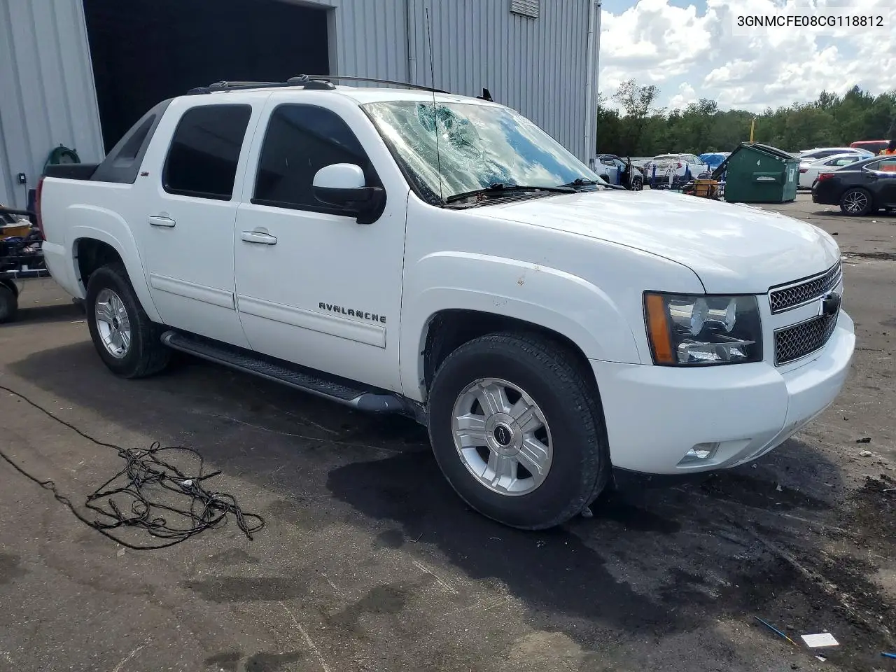 2012 Chevrolet Avalanche Lt VIN: 3GNMCFE08CG118812 Lot: 60553206