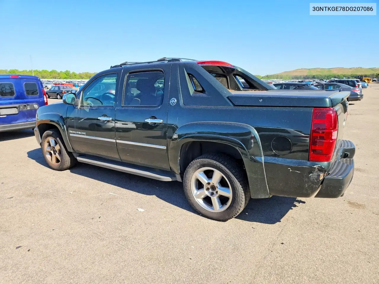 2013 Chevrolet Avalanche Ltz VIN: 3GNTKGE78DG207086 Lot: 55474076