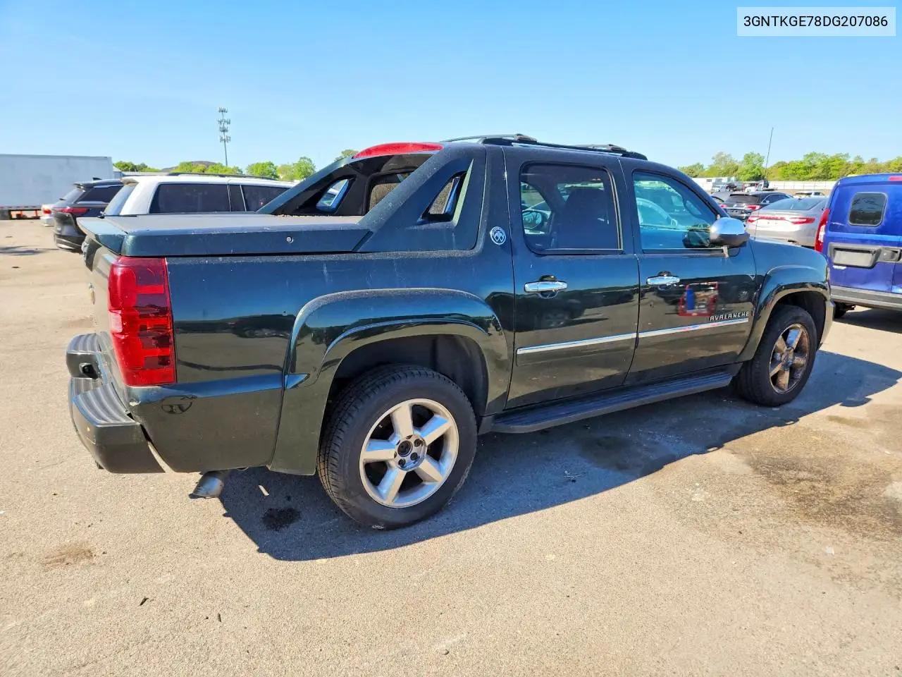 2013 Chevrolet Avalanche Ltz VIN: 3GNTKGE78DG207086 Lot: 55474076