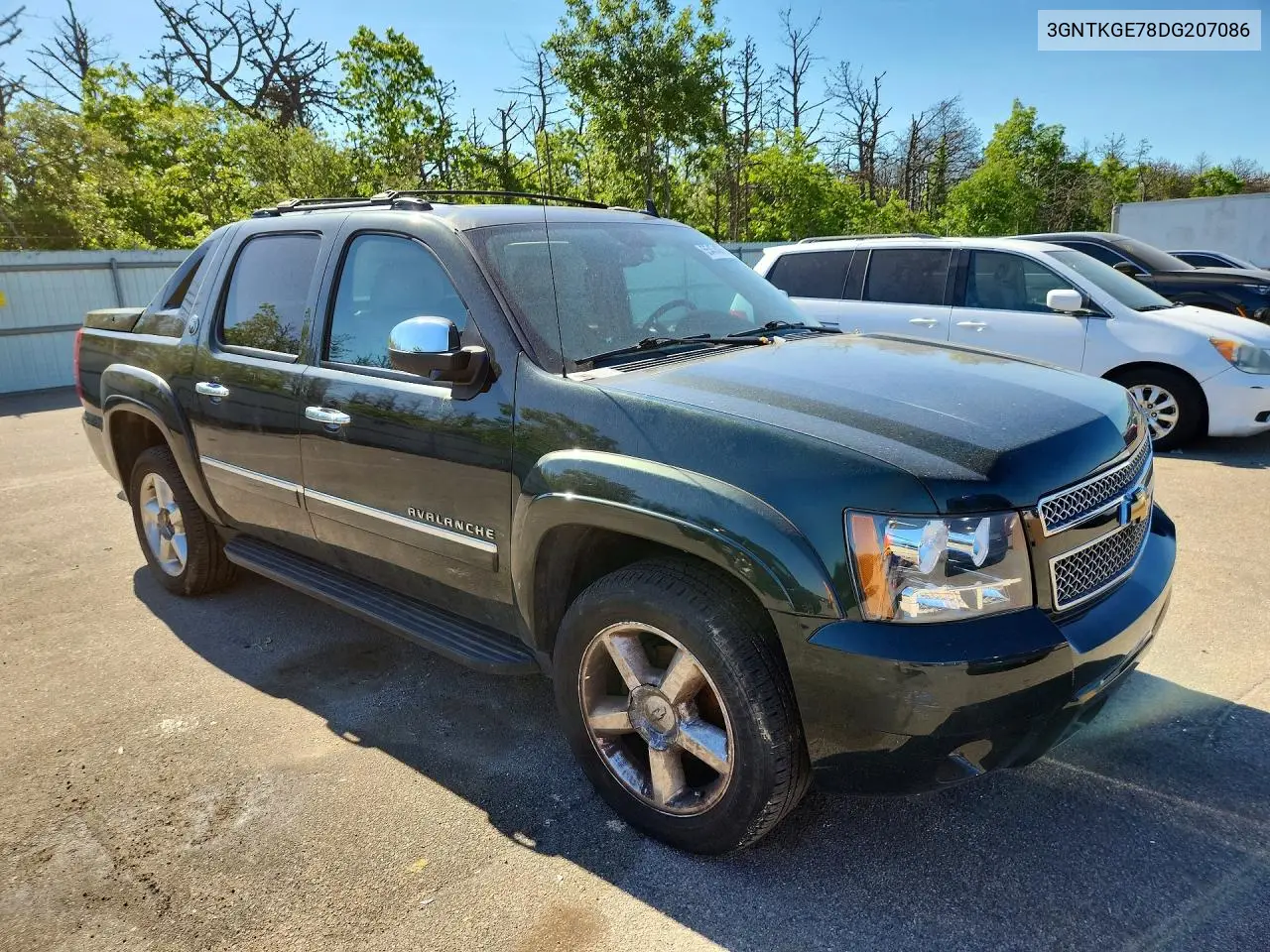 2013 Chevrolet Avalanche Ltz VIN: 3GNTKGE78DG207086 Lot: 55474076