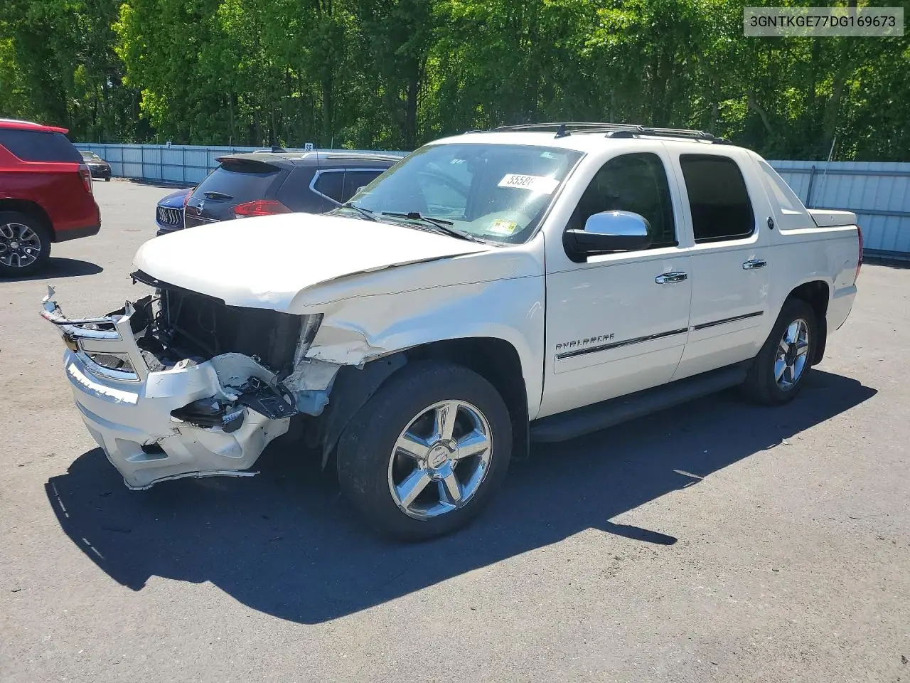 2013 Chevrolet Avalanche Ltz VIN: 3GNTKGE77DG169673 Lot: 55586456
