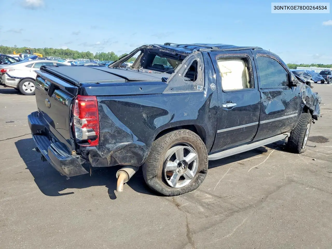 2013 Chevrolet Avalanche Ltz VIN: 3GNTKGE78DG264534 Lot: 58527626