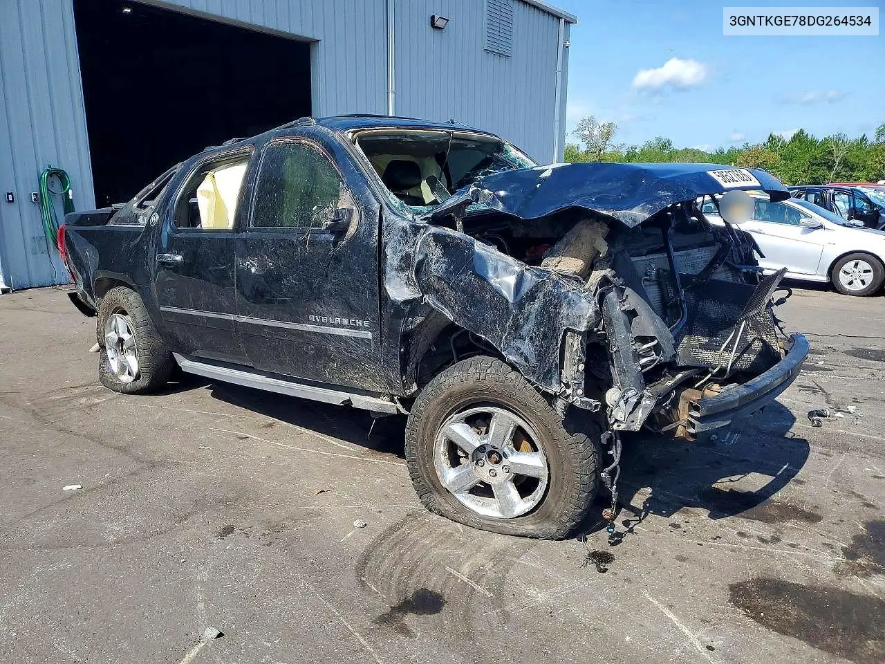 2013 Chevrolet Avalanche Ltz VIN: 3GNTKGE78DG264534 Lot: 58527626